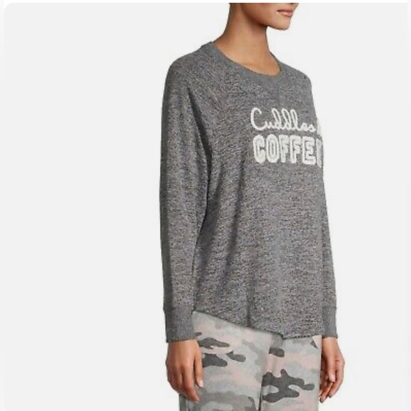 Gray Long Sleeve Loungewear Shirt. Size S. NWOT Gray - Picture 2 of 11